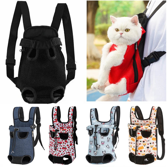 SkyPack™ Hands-Free Pet Carrier – Breathable Travel Backpack for Cats & Small Dogs