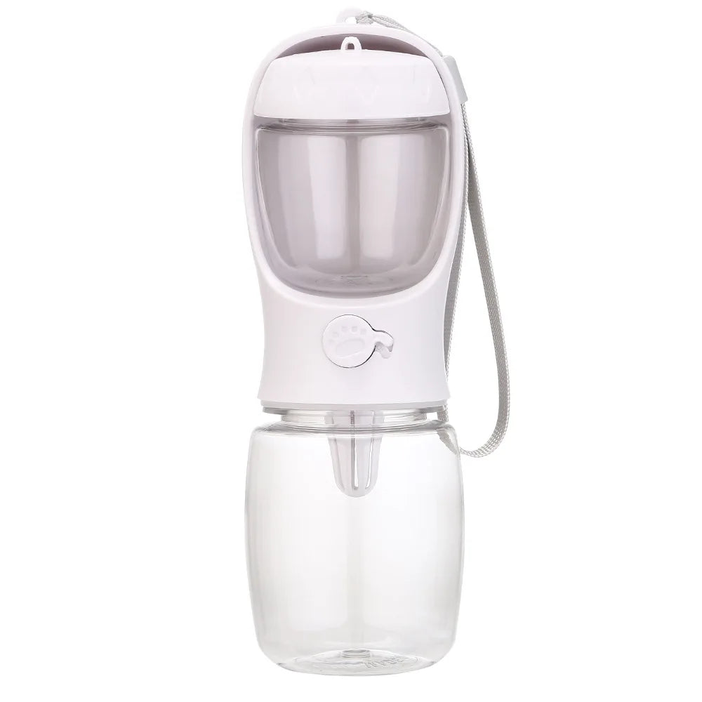 AquaPaw™ Pro 3-in-1 Travel Bottle – Hydration, Feeding & Waste Management All-in-One