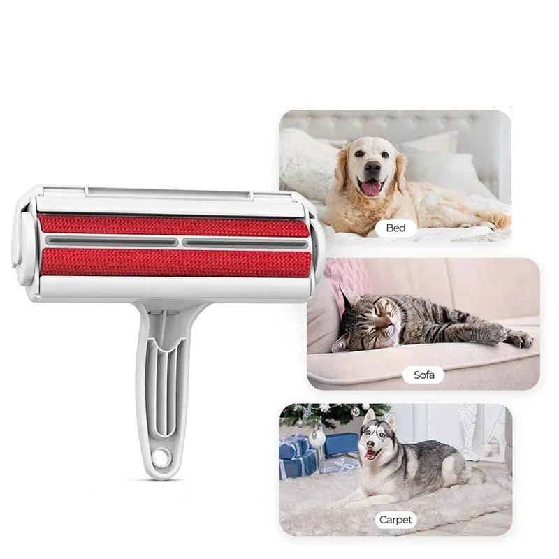 FurVanish™ Magic Reusable Pet Hair Remover – Self-Cleaning Lint Roller for Furniture & Clothes