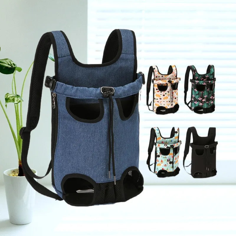 SkyPack™ Hands-Free Pet Carrier – Breathable Travel Backpack for Cats & Small Dogs