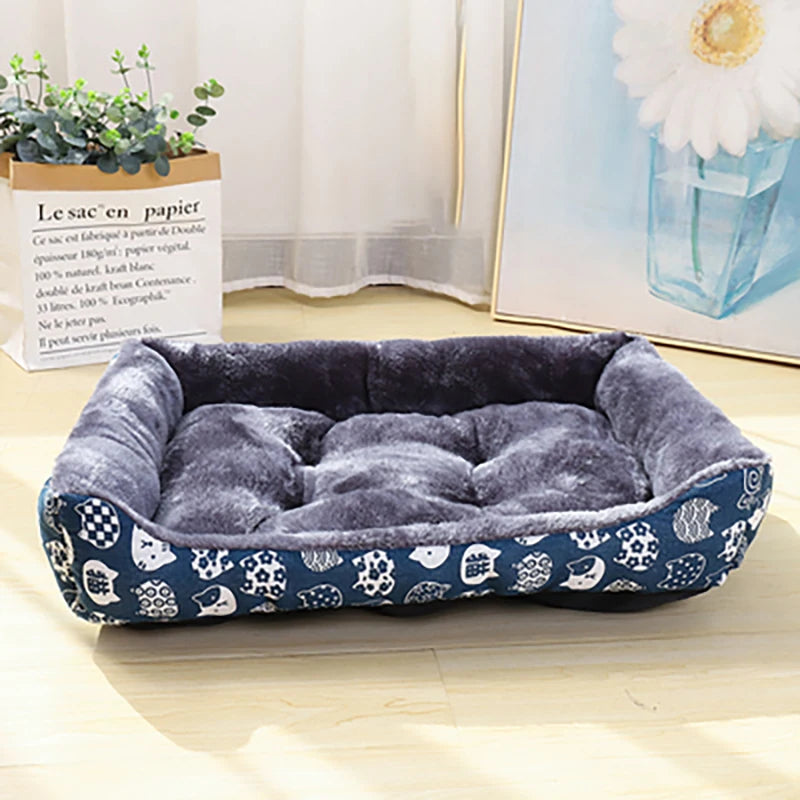 RoyalComfort™ Warm Pet Sofa – Orthopedic Fleece Dog & Cat Bed