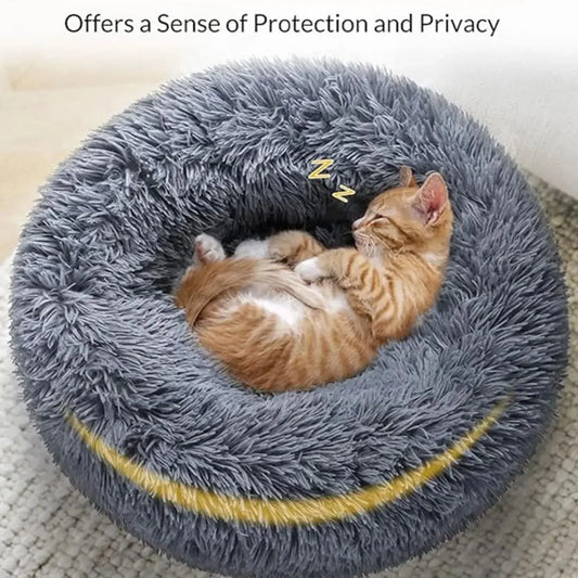 Super Cat Bed Warm Sleeping Cat Nest Soft Long Plush Best Pet Dog Bed for Dogs Basket Cushion Cat Bed Cat Mat Animals Sleeping